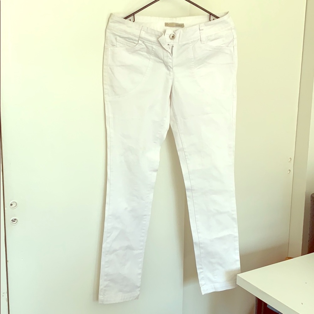Brand New Low Rise White Pants